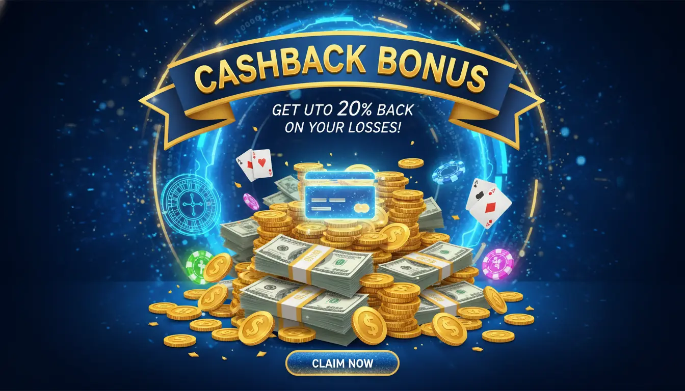 Luckyvip casino cashback bonus